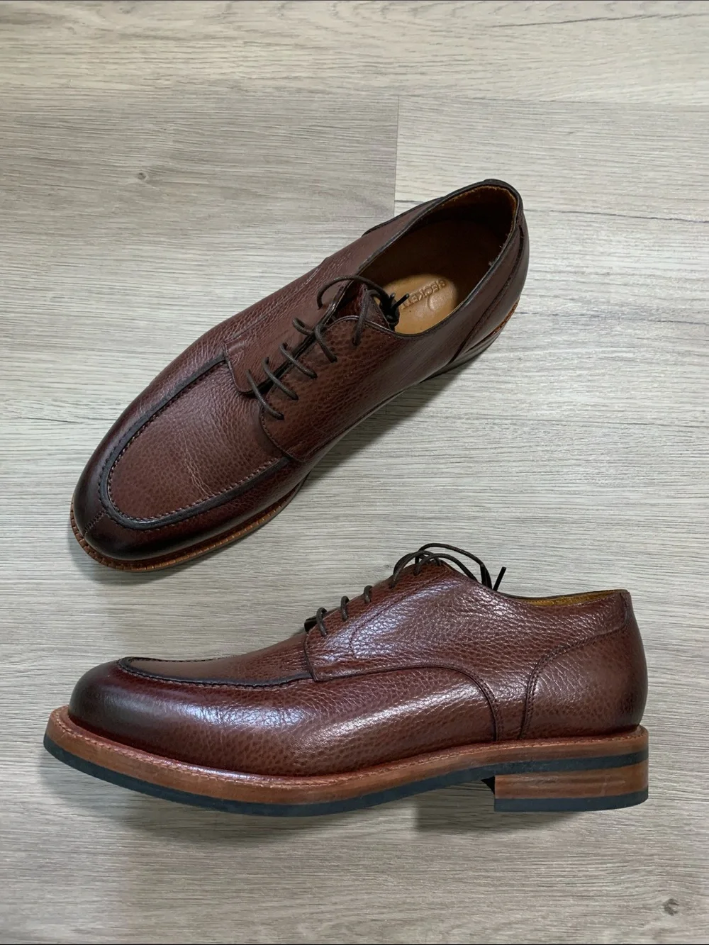 Beckett Simonon Men's Brown Anders derby Shoes new
